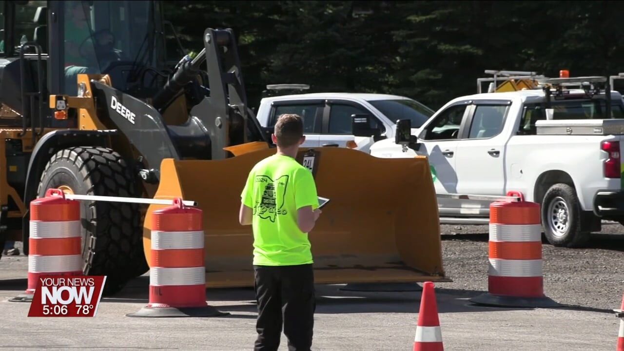 ODOT employees show off their equipment operator skills during annual "Roadeo" competition